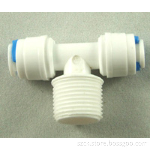 male tee adapter quick connector fitting
